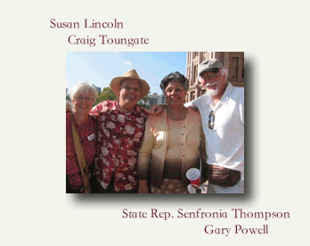 Susan Lincoln, Craig Toungate, Sinfronia Thompson, Gary Powell