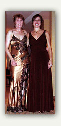 Hotesses Amy Person and Vanessa Joy